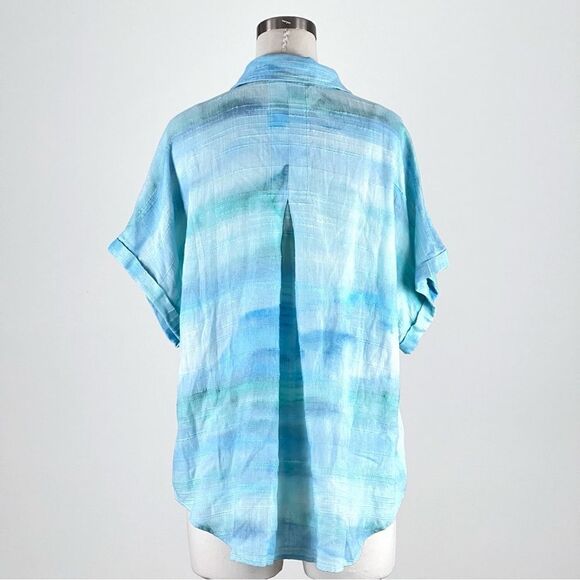 ANTHROPOLOGIE CLOTH & STONE BUTTON DOWN SHIRT SIZE XL - Picture 7 of 13